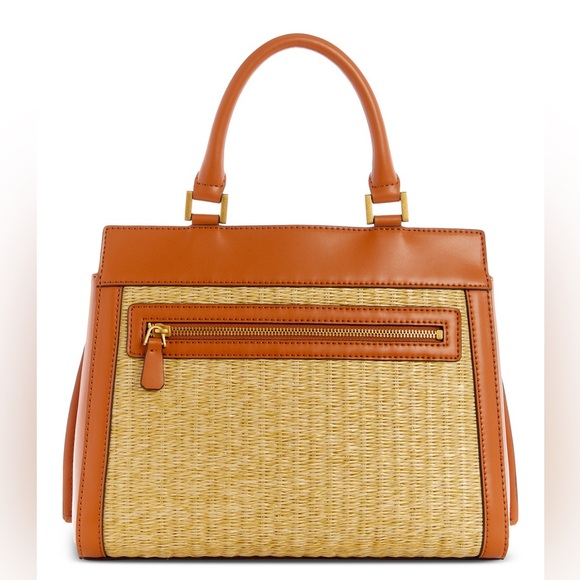 Guess Katey Luxury Embroidered Medium Satchel Crossbody, NWT - Picture 4 of 11